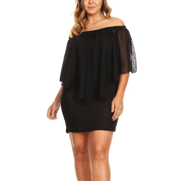 Beautiful black mini dress - Picture 1 of 4